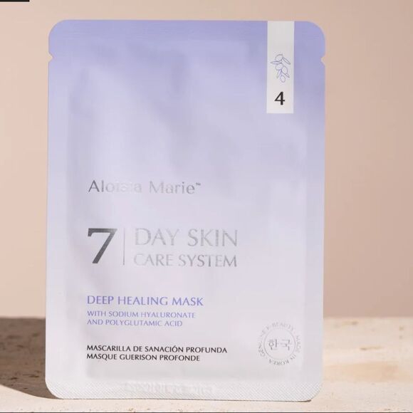 Aloisia Beauty 7 Day Skin Care System 7 single use sheet masks all skin types - Picture 11 of 13